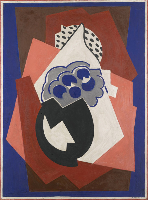 Gallery Edition study of Albert Gleizes's Composition au bol noir.