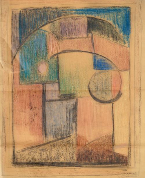Gallery Edition study of Albert Gleizes's Etude pour ‘Vase de fleurs’.