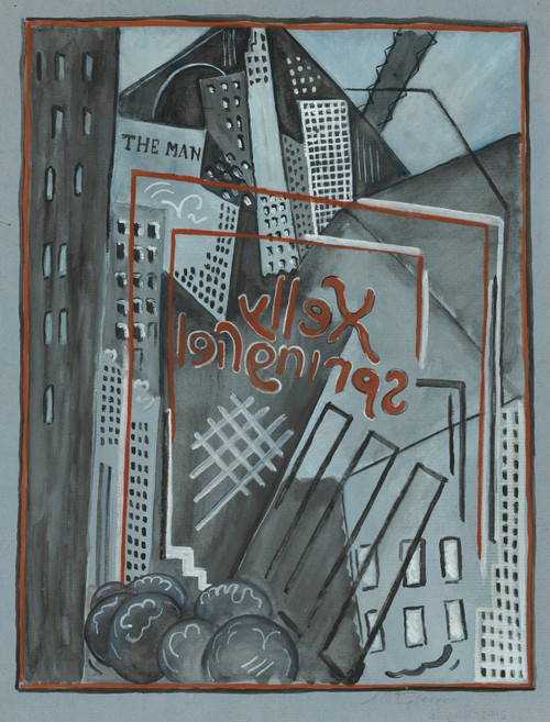 Gallery Edition study of Albert Gleizes's Kelly Springfield.