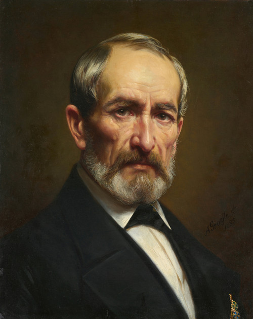 Gallery Edition study of Albert Gräfle's Self-portrait.