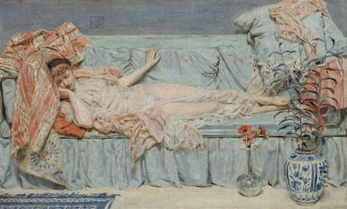 Gallery Edition study of Albert Joseph Moore's Lilies.
