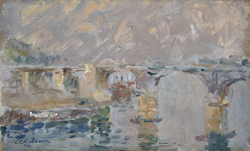 Gallery Edition study of Albert Lebourg's Pont de Paris.