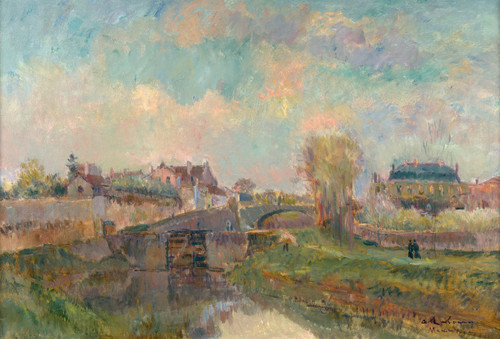Gallery Edition study of Albert Lebourg's Springtime in Meaux.