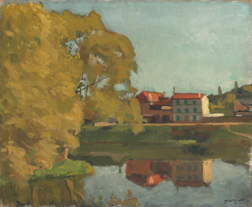Gallery Edition study of Albert Marquet's Maisons à Billancourt.