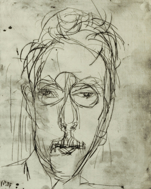 Gallery Edition study of Albert Müller's Portrait Schaeffer I.
