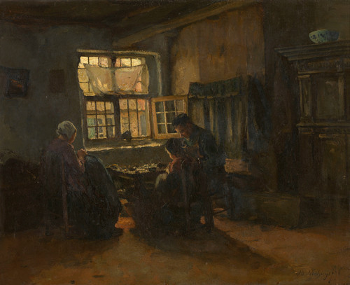Gallery Edition study of Albert Neuhuys's Interior.