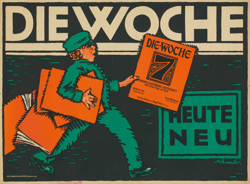 Gallery Edition study of Albert Schaefer-Ast's Die Woche.