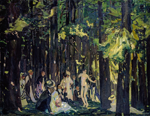 Gallery Edition study of Albert Weisgerber's Sommertag.
