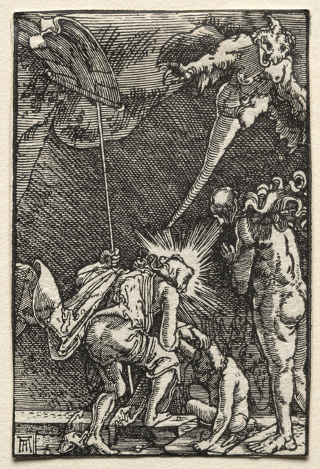 Gallery Edition study of Albrecht Altdorfer's Descent into Hell.