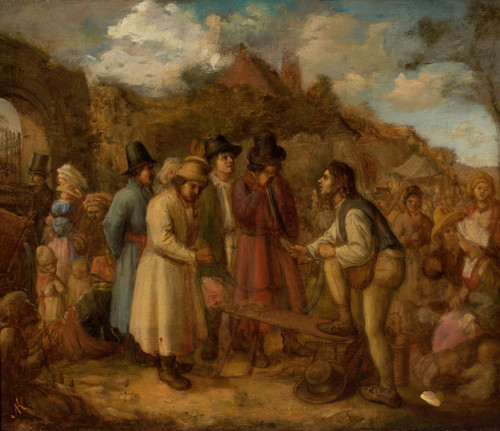 Gallery Edition study of Aleksander Kotsis's Fair in Tyniec.