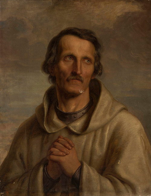 Gallery Edition study of Aleksander Lesser's Monk – pilgrim.