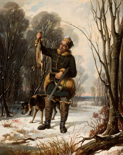 Gallery Edition study of Aleksander Raczyński's Hunter.