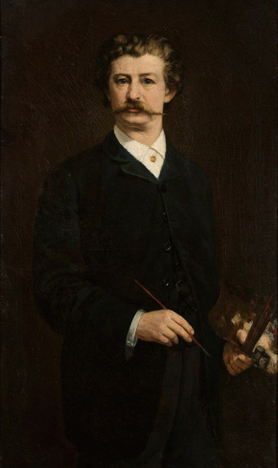 Gallery Edition study of Aleksander Sochaczewski's Self-portrait.