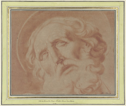 Gallery Edition study of Alessandro Tiarini's A saint’s head.