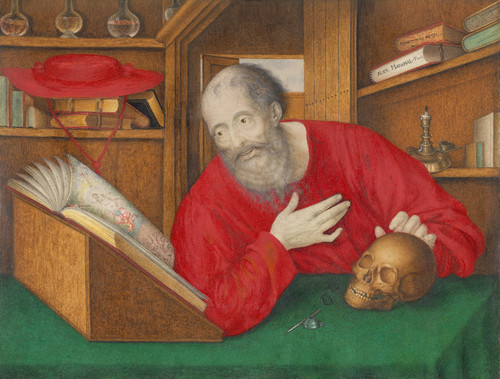 Gallery Edition study of Alexander Marshal's St. Jerome in his Study.
