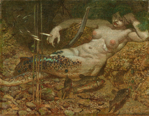 Gallery Edition study of Alexander Rothaug's Schlafende Nixe.