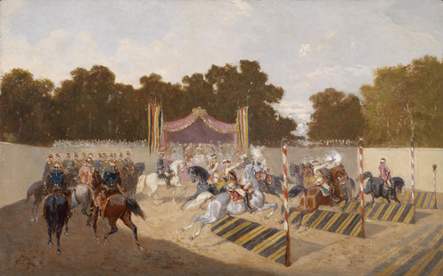 Gallery Edition study of Alexander Von Bensa's Historisches Karussell.