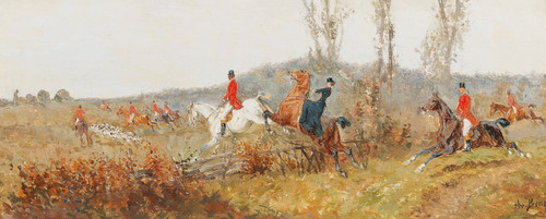 Gallery Edition study of Alexander Von Bensa's On The Trail.