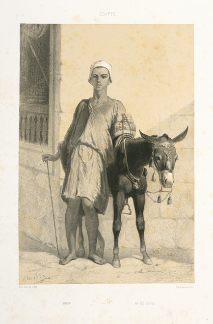 Gallery Edition study of Alexandre Bida's Anier, An Ass-Driver.