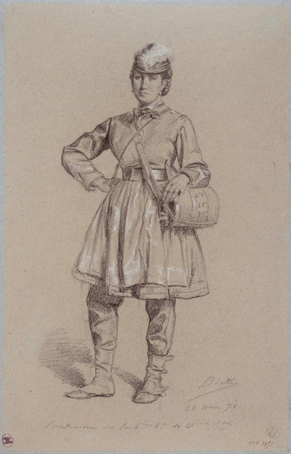 Gallery Edition study of Alexandre Bida's Cantinière du 21ème Bataillon..