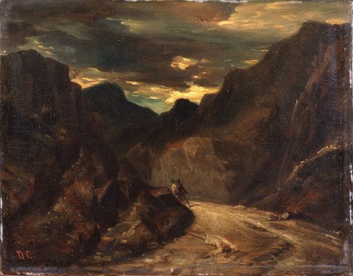 Gallery Edition study of Alexandre-Gabriel Decamps's Passing By on the Other Side.