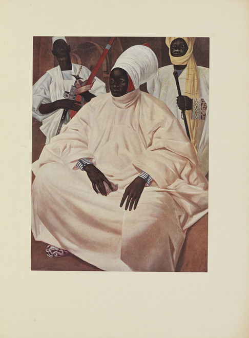 Gallery Edition study of Alexandre Jacovleff's Barma Mata, Sultan de Zinder.
