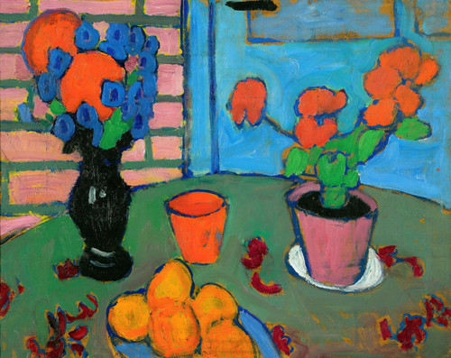 Gallery Edition study of Alexej von Jawlensky's Still-Life With Flowers And Oranges.