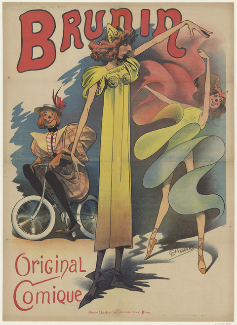 Gallery Edition study of Alfred Choubrac's Brunin. Original comique.