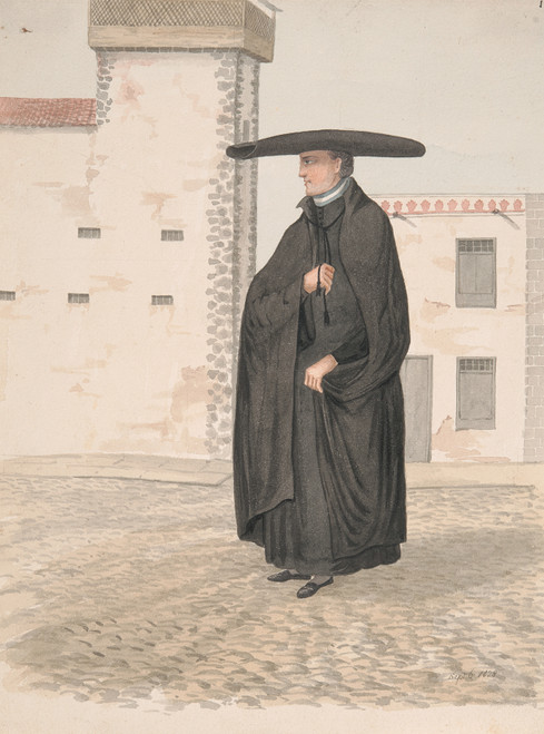 Gallery Edition study of Alfred Diston's Parish Priest.