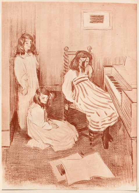 Gallery Edition study of Alfredo Müller's Bouderie.