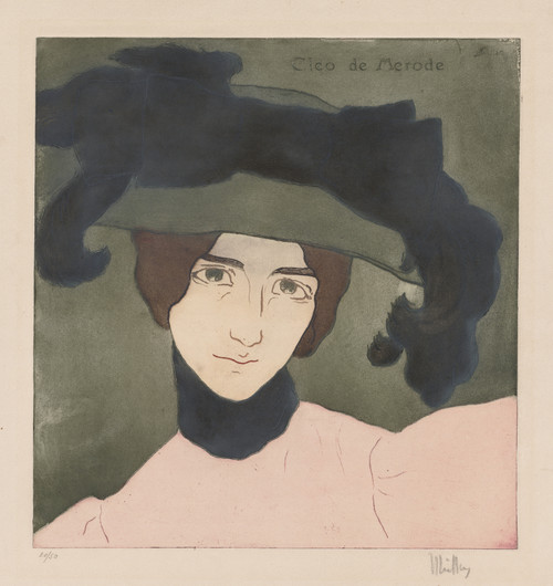 Gallery Edition study of Alfredo Müller's Cléo de Mérode.