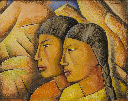 Gallery Edition study of Alfredo Ramos Martínez's Amantes.