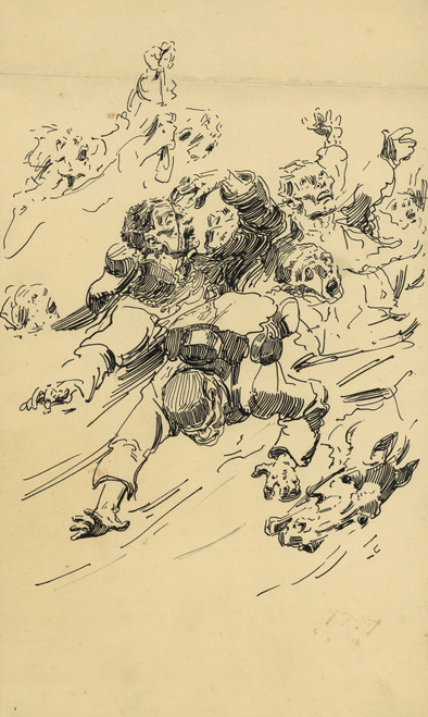 Gallery Edition study of Alfred Ost's Oorlogsgeweld.