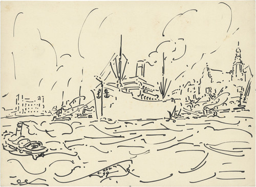 Gallery Edition study of Alfred Ost's Schip.