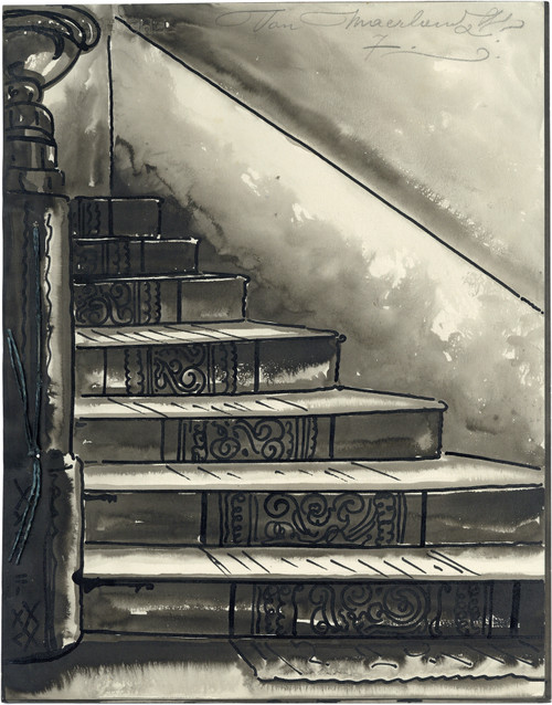 Gallery Edition study of Alfred Ost's Trapstudie.