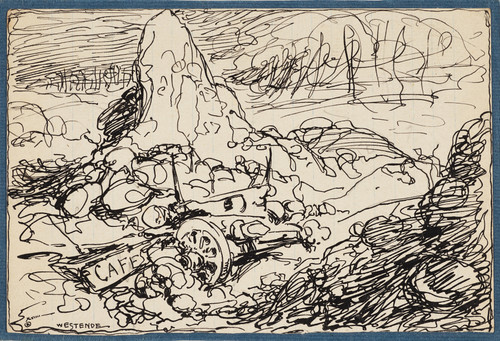 Gallery Edition study of Alfred Ost's Ypres Remember.