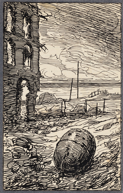Gallery Edition study of Alfred Ost's Ypres Remember.