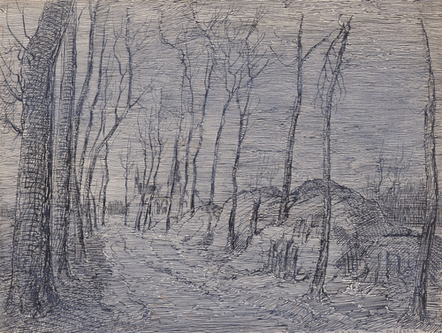 Gallery Edition study of Alfred Ost's Ypres Remember.