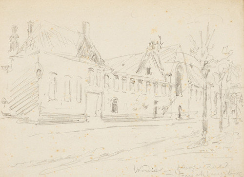Gallery Edition study of Alfred Ost's Ypres Remember.