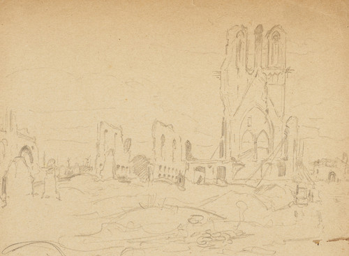 Gallery Edition study of Alfred Ost's Ypres Remember.