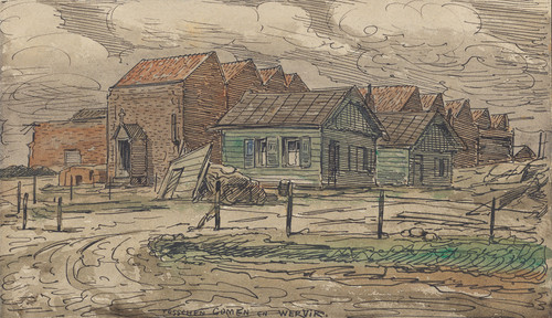 Gallery Edition study of Alfred Ost's Ypres Remember.