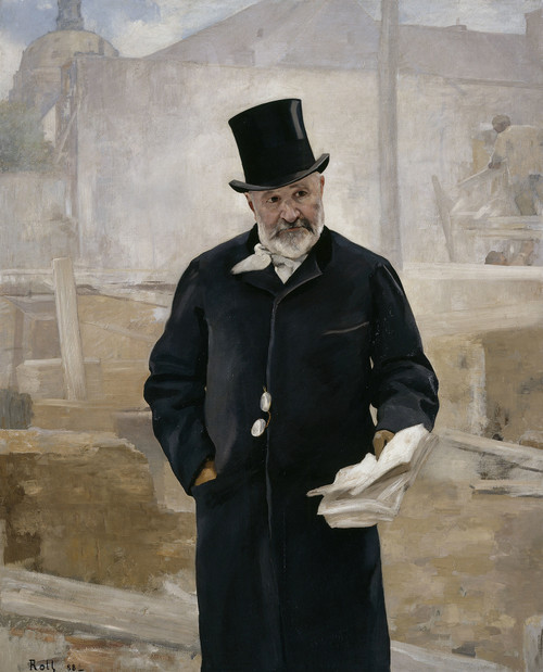 Gallery Edition study of Alfred Philippe Roll's Portrait d’Adolphe Alphand.