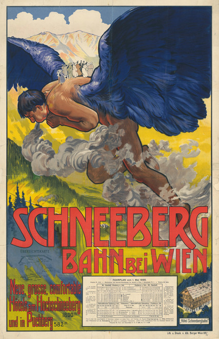 Gallery Edition study of Alfred Roller's Schneeberg-Bahn bei Wien.