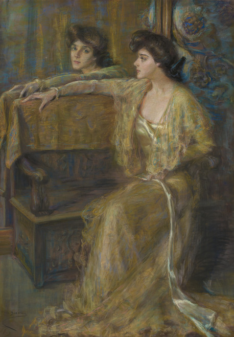 Gallery Edition study of Alice Pike Barney's Reflected Grace.