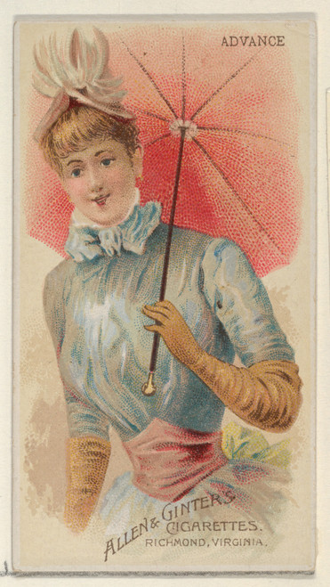 Gallery Edition study of Allen & Ginter's Advance.