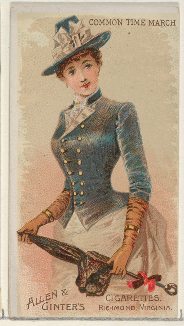 Gallery Edition study of Allen & Ginter's Common Time March.
