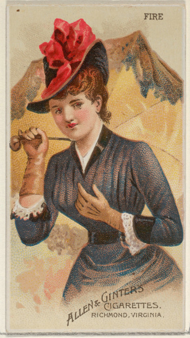 Gallery Edition study of Allen & Ginter's Fire.