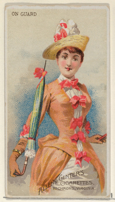 Gallery Edition study of Allen & Ginter's On Guard.