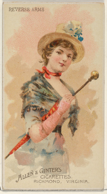 Gallery Edition study of Allen & Ginter's Reverse Arms.
