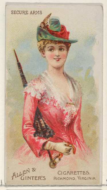 Gallery Edition study of Allen & Ginter's Secure Arms.